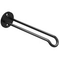 National Hardware Plant Hanger Wall Base, 7 in L, 12532 in H, Steel, Black, Screw, Wall Mounting N275-520